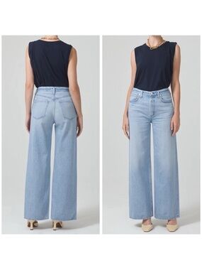 New Citizens of Humanity Paloma Baggy Jeans Moonbeam Size 32​​​